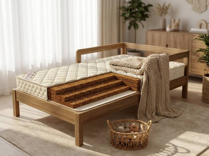 Детский матрас Виртуоз Натуральный 65x125