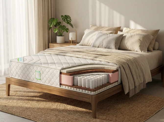 Симметричный матрас Velson Naturel TFK блок TFK